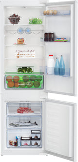 Réfrigérateur combiné - BEKO - BCHA275K4SN - Intégrable - 262 L (193 + 69) - FrostFree - Classe E - HarvestFresh - 177.5x54x54.5