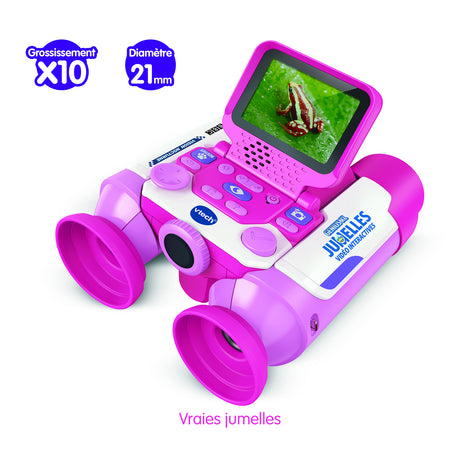 VTECH - GENIUS XL - JUMELLES VIDEO INTERACTIVES ROSE - Multicolore