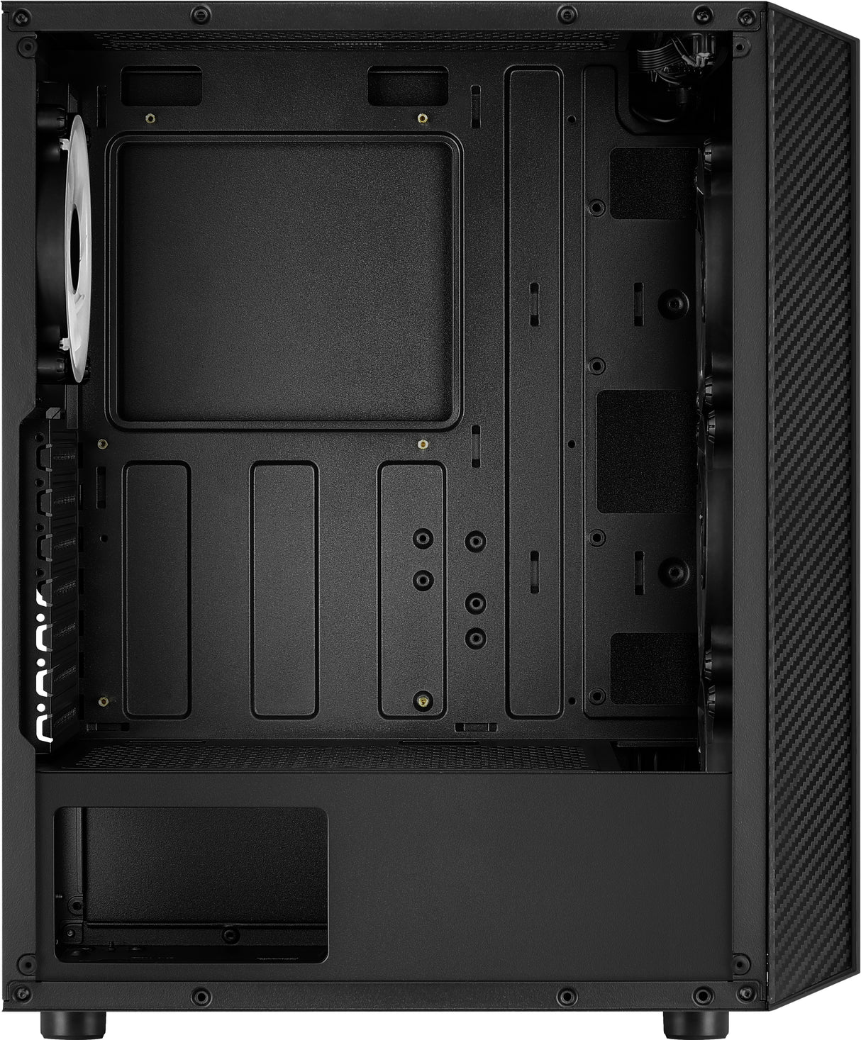 Boitier Moyen Tour ATX AeroCool Hive v2 RGB avec panneau vitré (Noir)