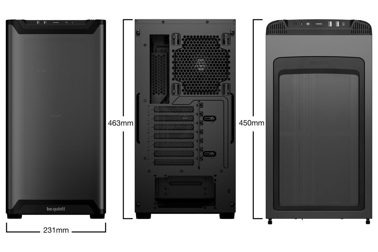 Boitier Moyen Tour ATX be quiet! Pure Base 501 AirFlow (Noir)