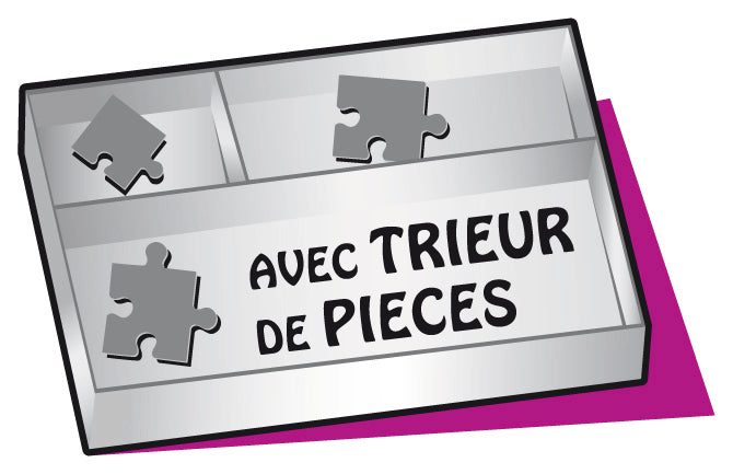 Puzzle enfant 100 pieces - Carte de France - Nathan - Trieur 3 compartiments - Des 6 ans