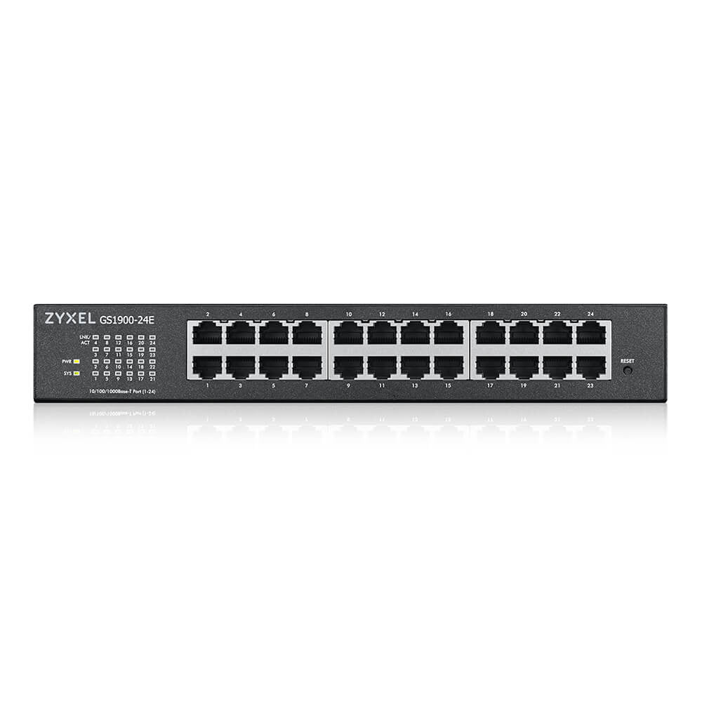 Switch réseau ethernet Gigabit Zyxel GS1900-E v3 - 24 ports