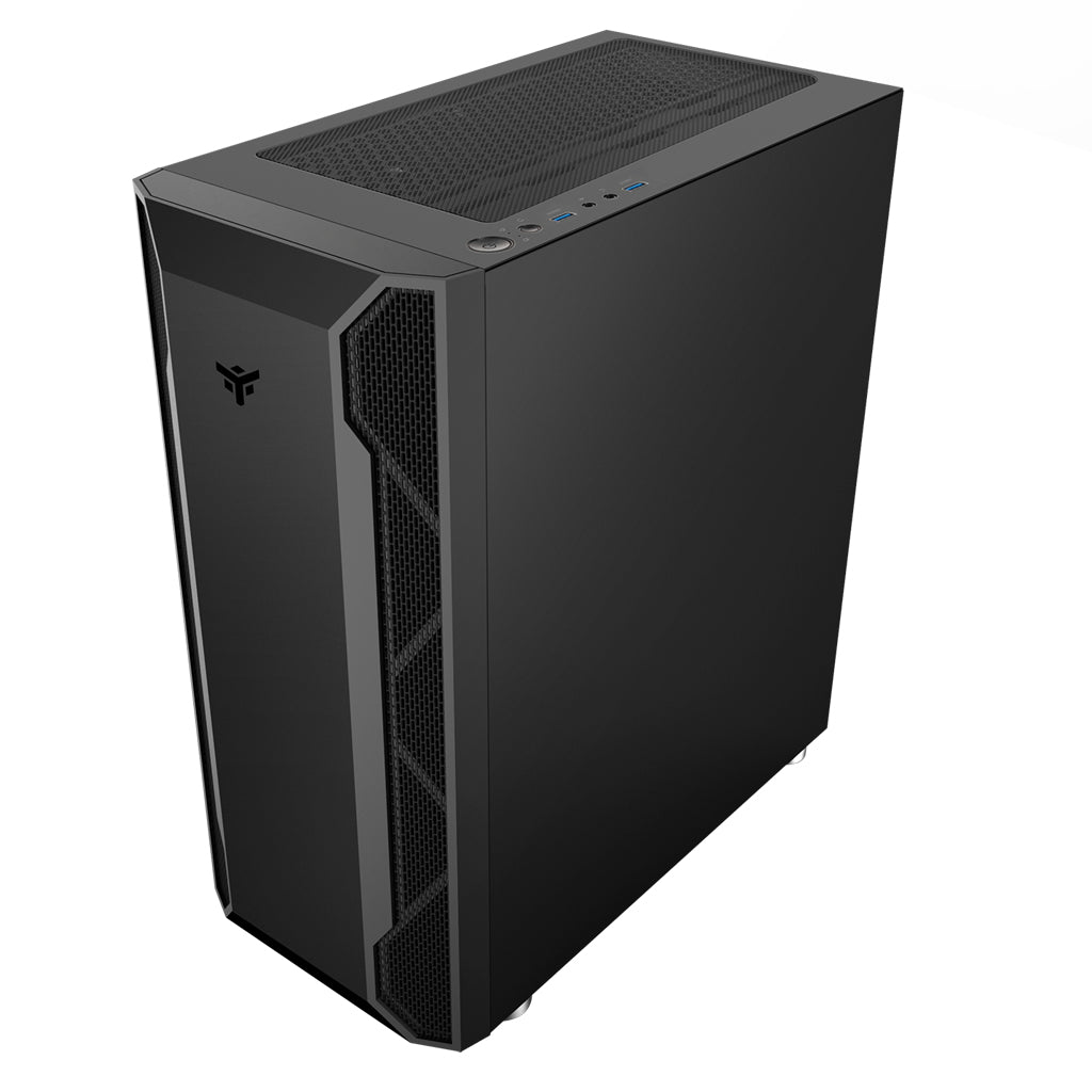 Boitier Moyen Tour ATX iTek Vertibra X210 RGB avec panneau vitré (Noir)