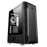 Boitier Moyen Tour ATX iTek Vertibra X210 RGB avec panneau vitré (Noir)