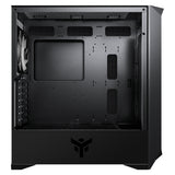 Boitier Moyen Tour ATX iTek Vertibra Y210 RGB avec panneau vitré (Noir)