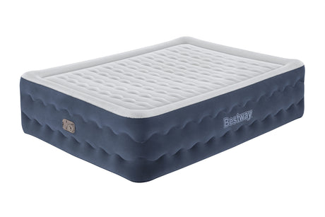 BESTWAY Bestway Lit gonflable 2 places TruLeisure pompe électrique intégrée 203x152x51cm