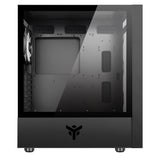 Boitier Moyen Tour ATX iTek Vertibra V210 RGB avec panneau vitré (Noir)