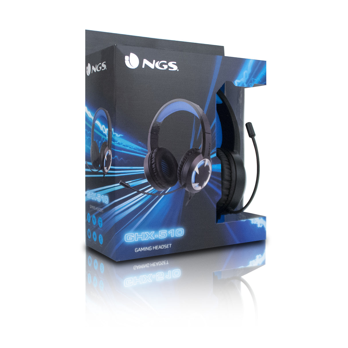 Casque Gamer filaire NGS GHX-510 (Noir/Bleu)