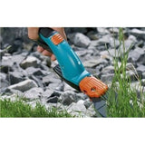 GARDENA Cisailles a gazon orientable Comfort – Lames ondulées 360° – Patin de guidage – Revetement antiadhérence