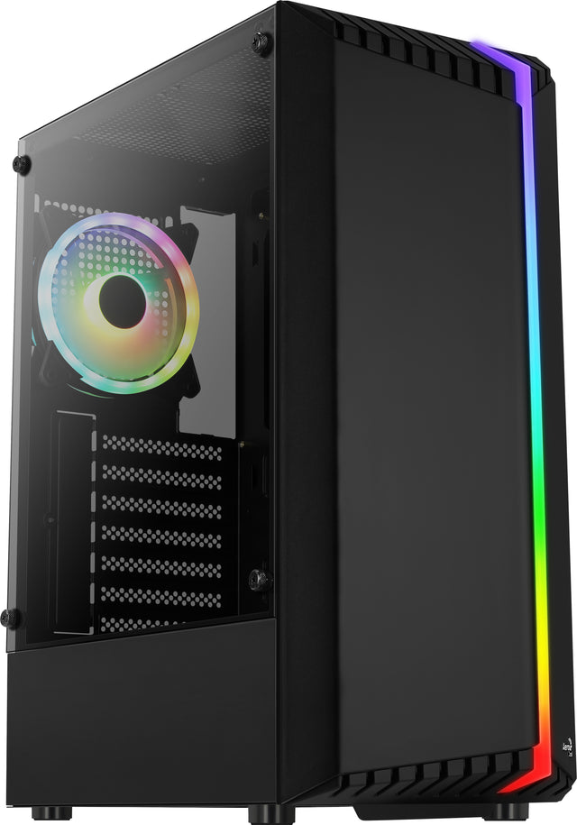 Boitier Moyen Tour ATX AeroCool Bionic-G avec panneau vitré (Noir)