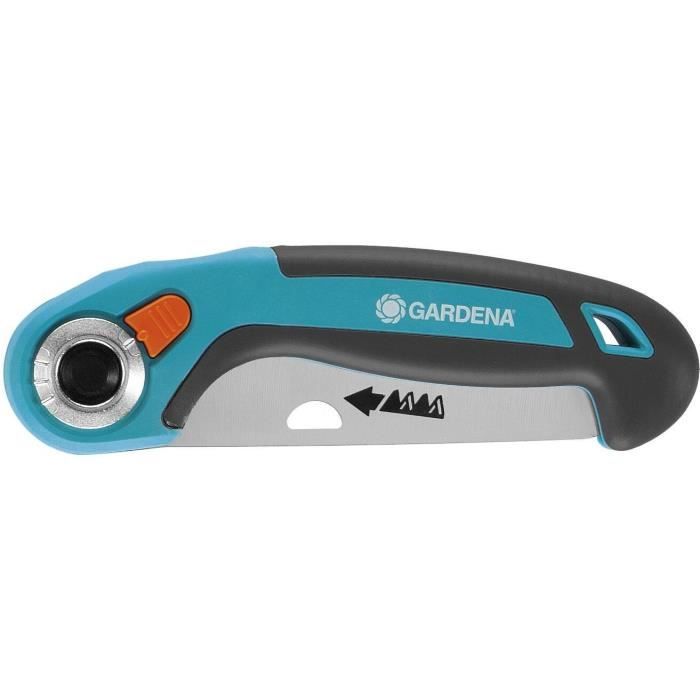 Scie a élaguer repliable 135 P GARDENA - Lame 135mm - Poignée ergo repliable - Garantie 25 ans