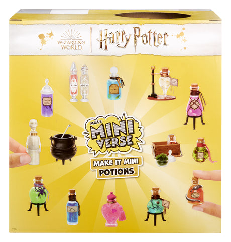 MGA Miniverse - Harry Potter - Jeu Créatif - Potions emblématiques - Loisirs créatif et décoratif en résine - Non Comestible - 8 ans
