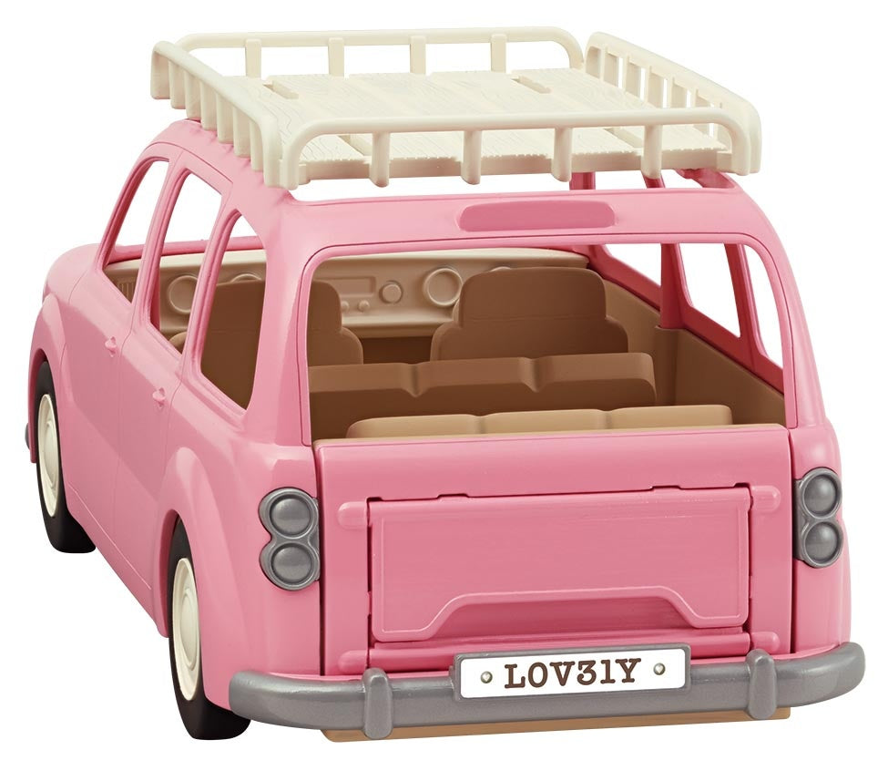 Le monospace rose et set de pique-nique  - Sylvanian Families - 5535