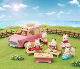 Le monospace rose et set de pique-nique  - Sylvanian Families - 5535