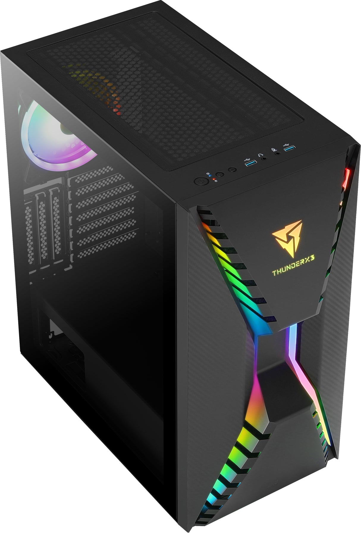 Boitier Moyen Tour E-ATX AeroCool Cronus by ThunderX3 RGB avec panneau vitré