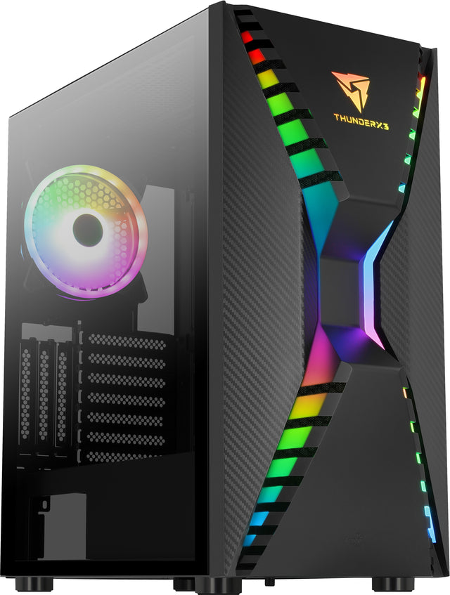 Boitier Moyen Tour E-ATX AeroCool Cronus by ThunderX3 RGB avec panneau vitré