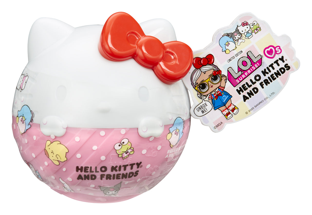 L.O.L. Surprise! - Loves Hello Kitty and Friends -  1 Poupée, Tenues et  Accessoires, Emballage Opaque,  8 Poupées a collectionner