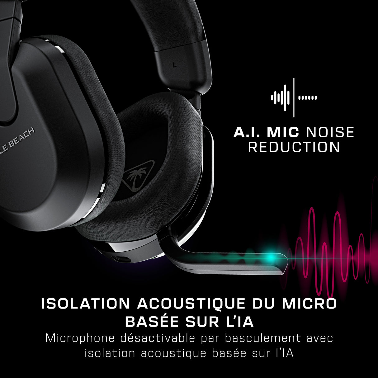 Casque de gaming multi-plateforme sans fil - TURTLE BEACH - Stealth™ 600 XB (Gen 3) - Noir