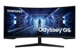 Ecran incurvé 34" Samsung Odyssey G5 C34G5 UWQHD (Noir) 165Hz