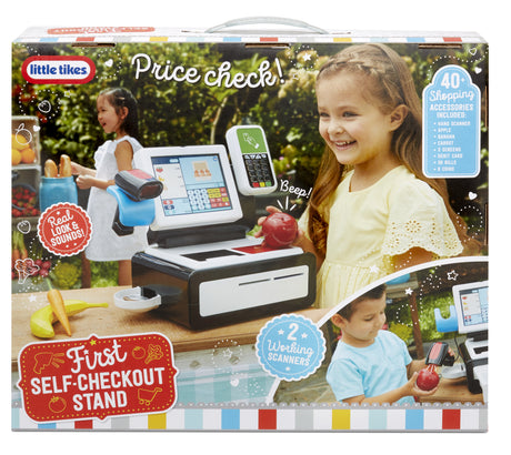 Little Tikes - Ma 1ere caisse enregistreuse - Jeu d'imitation - Avec accessoires et bruits réaliste - Des 3ans