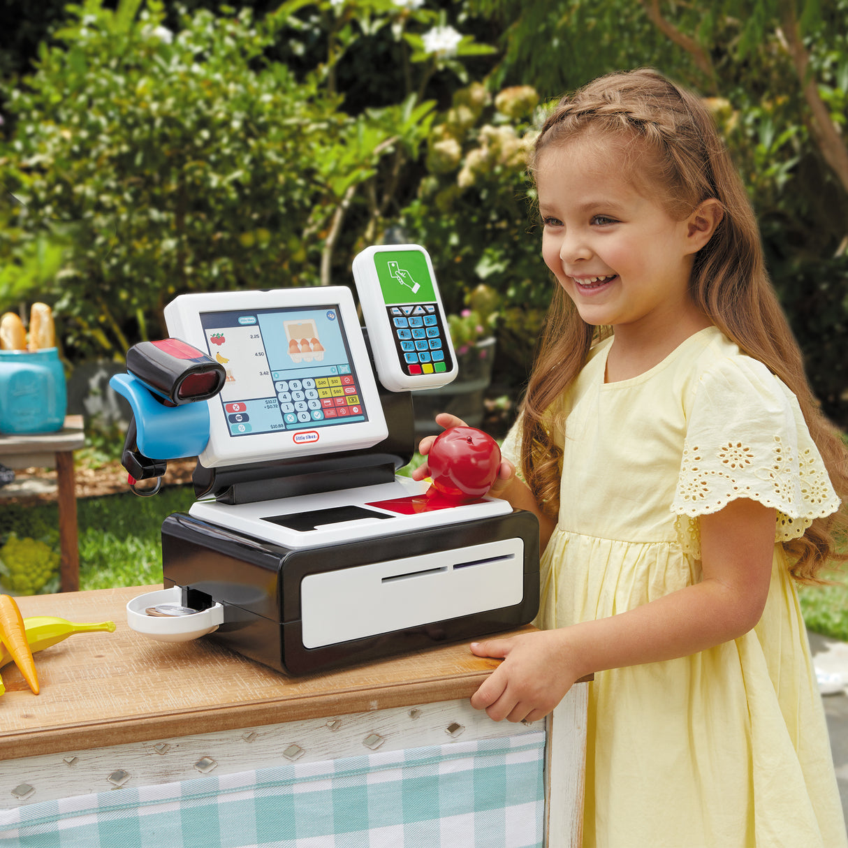 Little Tikes - Ma 1ere caisse enregistreuse - Jeu d'imitation - Avec accessoires et bruits réaliste - Des 3ans