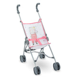 Accessoire poupon - COROLLE - Poussette canne rose pour poupon 30, 36 et 42cm - Des 3 ans