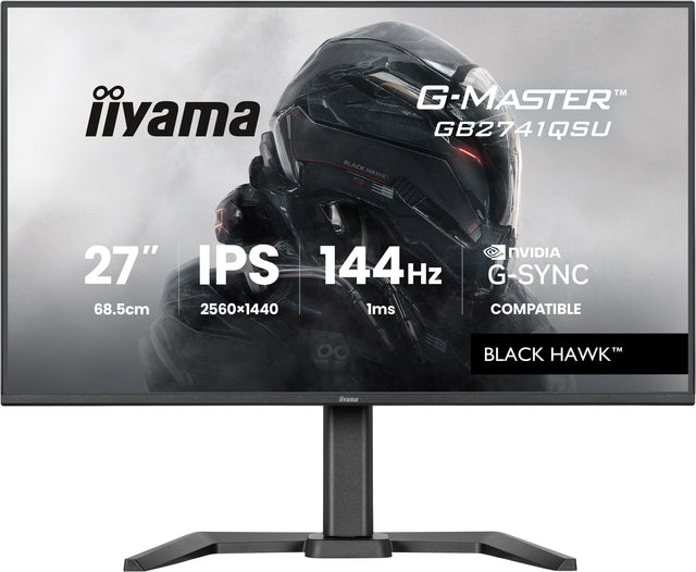Ecran 27" Iiyama G-Master Black Hawk GB2741QSU-B1 Quad HD 144Hz (Noir)