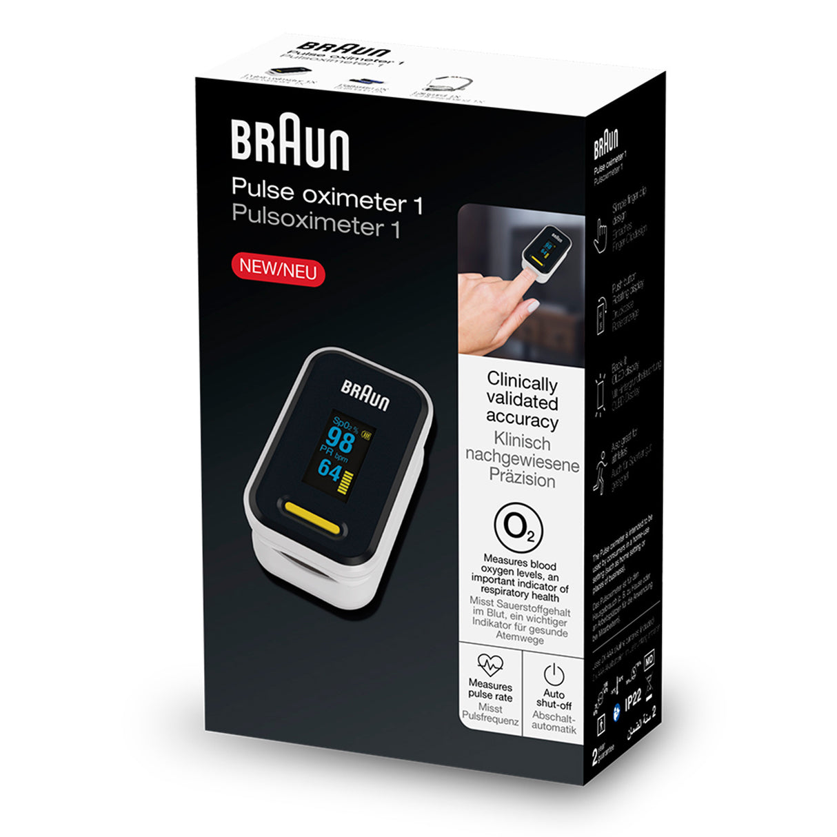 Oxymetre de pouls Braun YK-81CEU