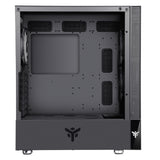 Boitier Moyen Tour ATX iTek Vertibra Q210 RGB avec panneaux vitrés (Noir)