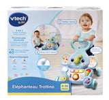 Porteur - Trotteur VTECH BABY - Éléphanteau Trottino - Avec Frein - Bleu