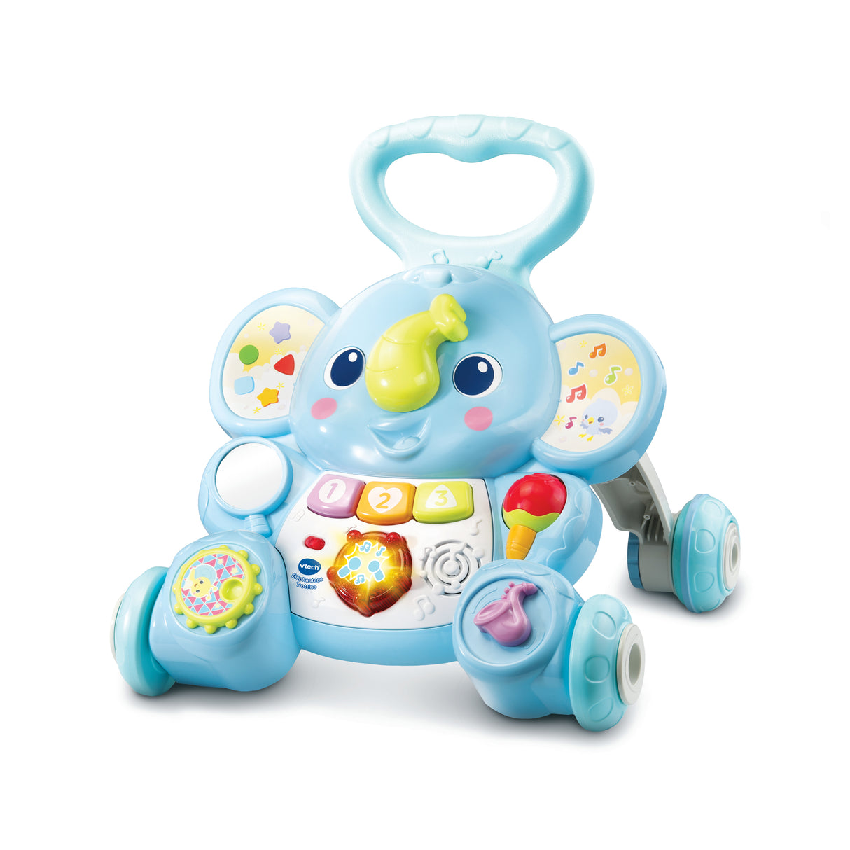 Porteur - Trotteur VTECH BABY - Éléphanteau Trottino - Avec Frein - Bleu