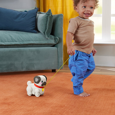 Fisher-Price Mon Carlin a promener - Jouet a tirer pour bébé - des 12 mois - HTW94