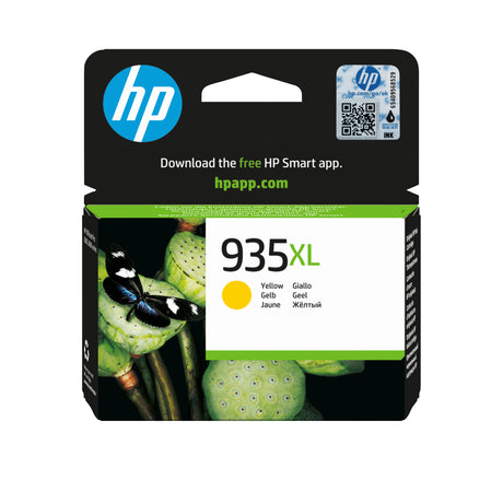 HP 935XL Cartouche d'encre jaune grande capacité authentique (C2P26AE)  pour HP OfficeJet 6230/6820/6830
