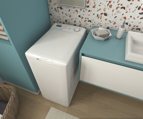 Lave linge top CANDY CSTG 27L3/1-47 - 7 kg - 1200 trs/min - Classe C - Blanc