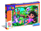 CLEMENTONI - 104 pieces Maxi - Dora