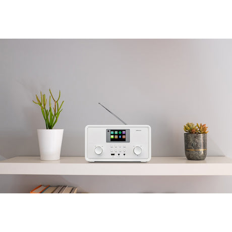 Radio Internet - MEDION - DAB - Bluetooth - 2x10W RMS - Blanc
