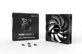 Ventilateur de boitier be quiet! Pure Wings 3 Haute Vitesse PWM 14cm (Noir)