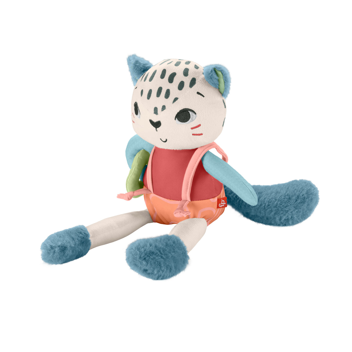 Fisher-Price-Uncia, mon Léopard des Neiges-Jouet d'éveil pour bébé HKD64