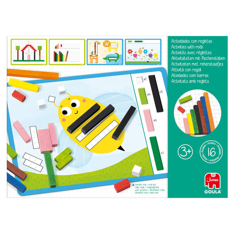 Jeu éducatif - GOULA - Activités avec réglettes - Apprentissage des nombres et logique mathématique