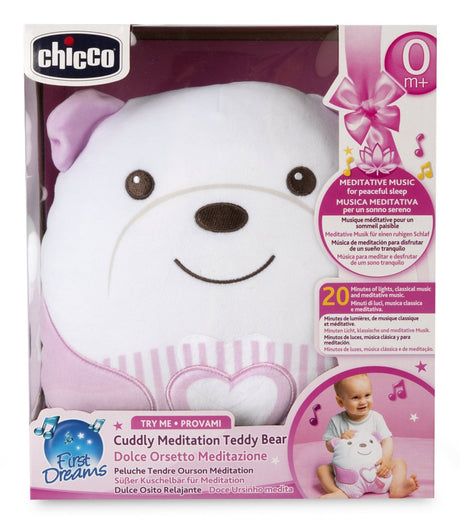 Peluche tendre Ourson - CHICCO - Rose - Des la naissance
