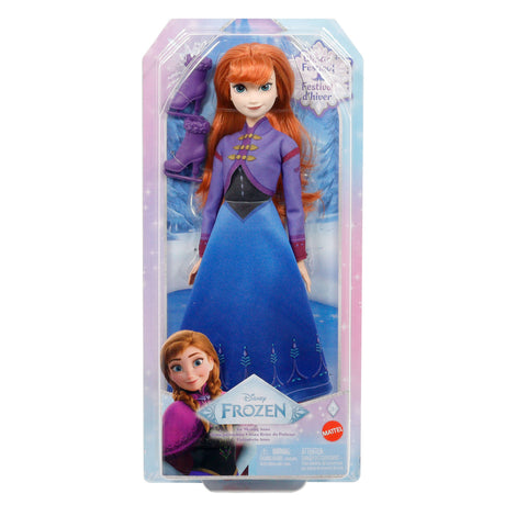 DISNEY Anna Poupée Patinage-La Reine des Neiges : Le Festival de l'hiver - Disney Frozen - JBG54