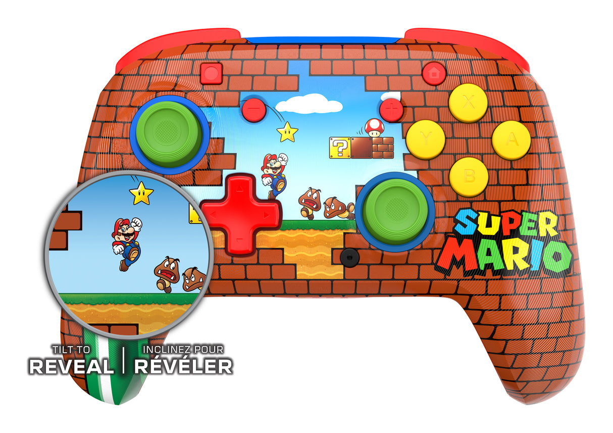 Manette de jeu - Nintendo Switch - Rematch Mario Bricks - Sans fil - Rouge - Turtle Beach