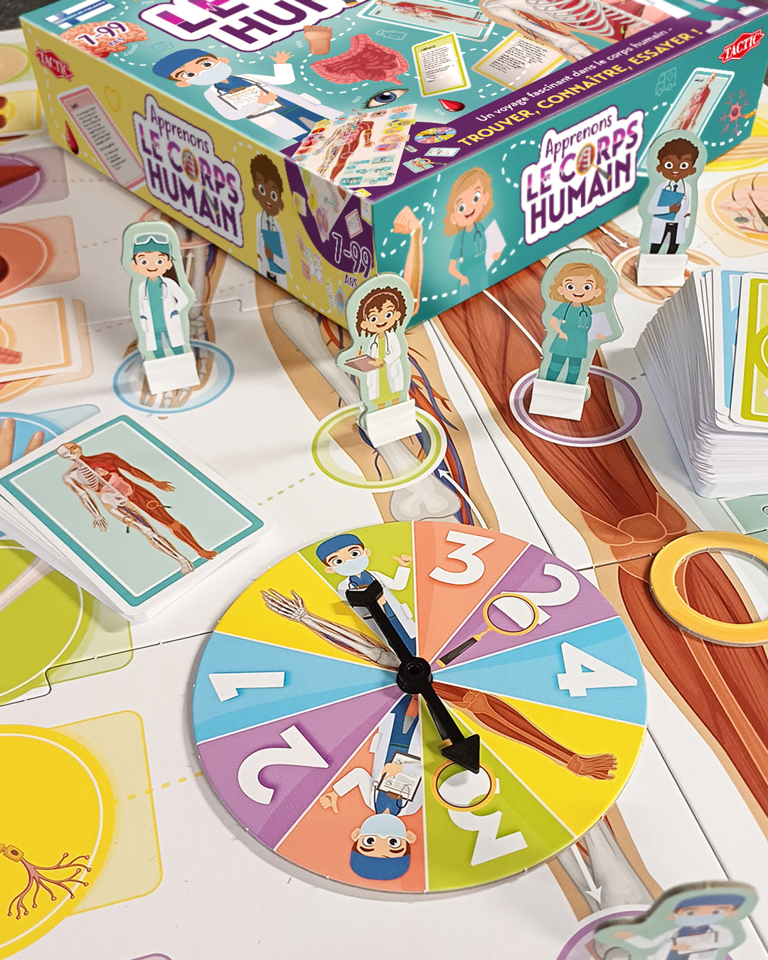 Apprenons le corps humain - Jeu éducatif - TACTIC - 2 joueurs et plus - Des 7 ans