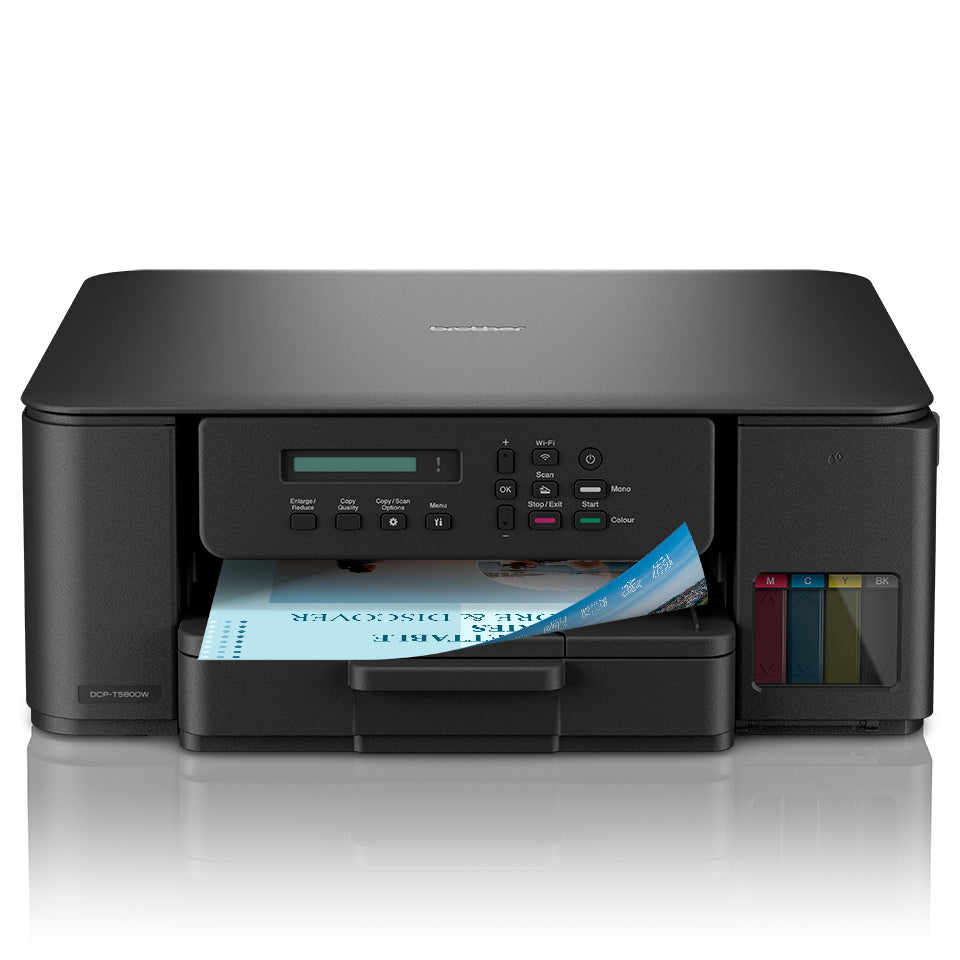 Imprimante Multifonction 3en1 Brother Tankbenefit DCP-T580DW (Noir)