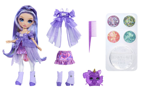 Rainbow High Rainbow Shimmers with Slime Fashion Doll -  Violet (purple)