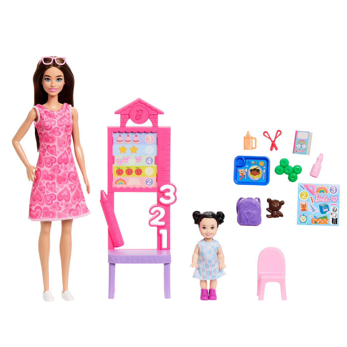Barbie coffret maîtresse d'école - Barbie - JMK16
