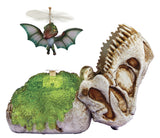 GrossMos Flying - Découvre ton dinosaure volant - Vert - 3 modeles a collectioner