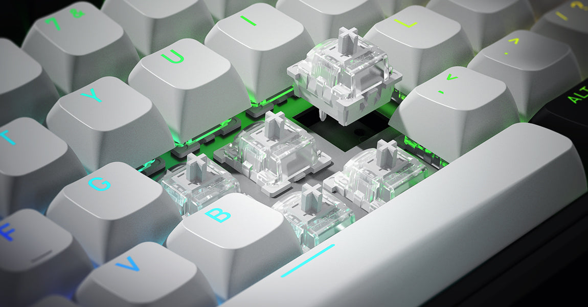 Clavier Gamer sans fil magnétique (Hator Aurum Linear) Hator Skyfall 80 Mag Ultima 8K TKL RGB (Noir)