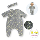 Pyjama - Corolle - Brille dans la Nuit - 36 cm - Étoiles phosphorescentes - Facile a enfiler