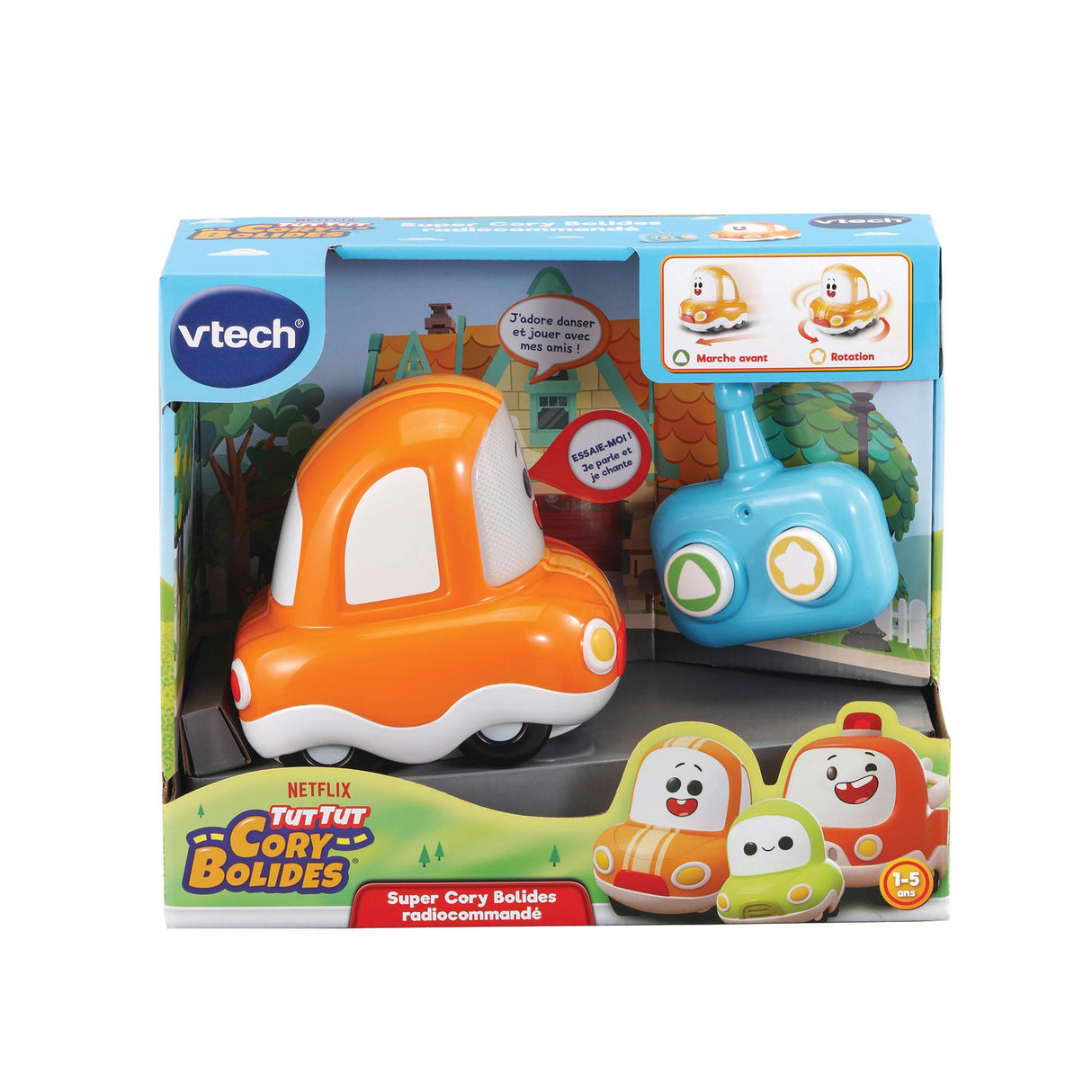 Bolide radiocommandé - VTECH - Super Cory Bolides Radiocommandé - Enfant - Orange et bleu